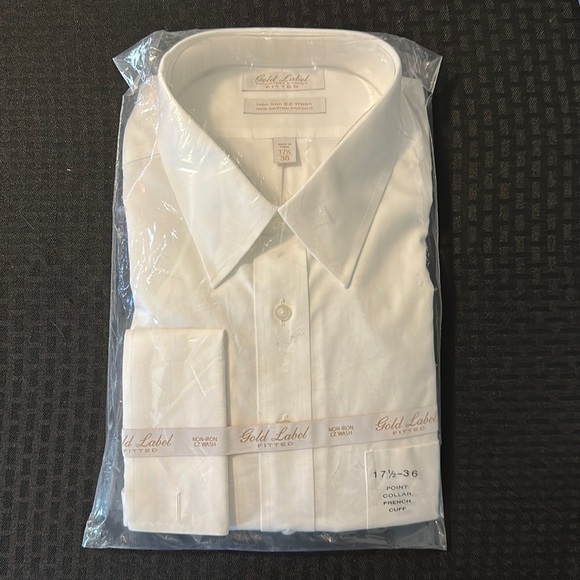 Roundtree & Yorke | Shirts | Mens Roundtree Yorke Size 736 French Cuff Long  Sleeve Button Up Oxford | Poshmark